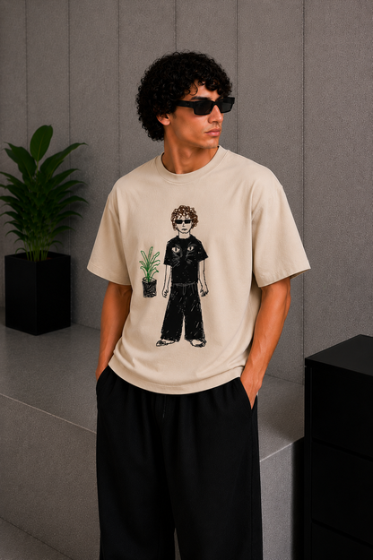 Sketch Tee Beige