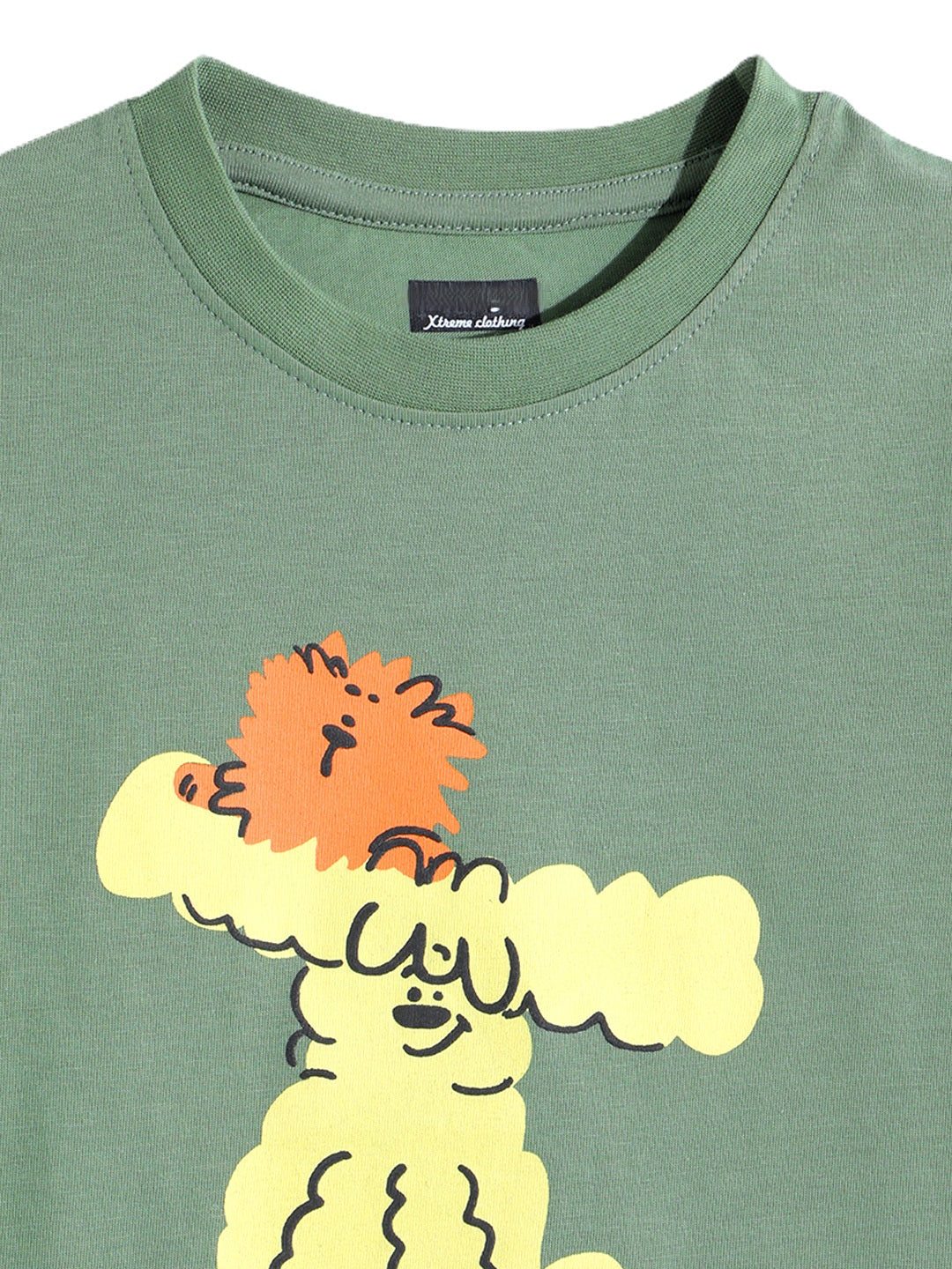 Coolbee Store Kids Boys T-Shirt - Seagreen (KBSS25TR448) – close-up fabric detail