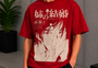 Manga Graphic Tee Red