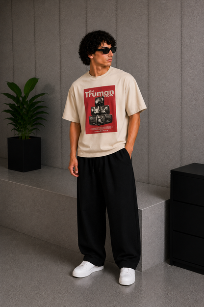 Truman Show Tee Beige