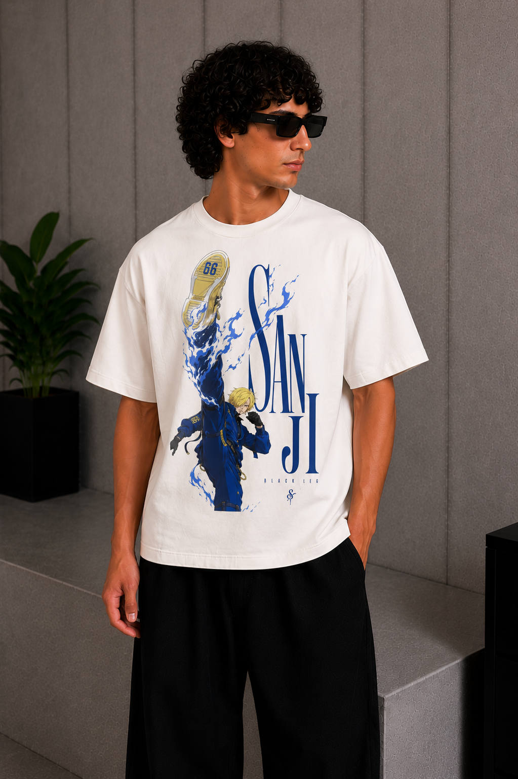 Sanji Tee White