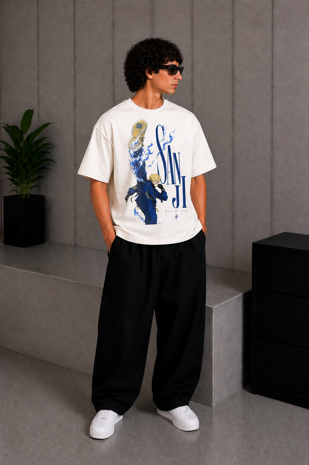 Sanji Tee White