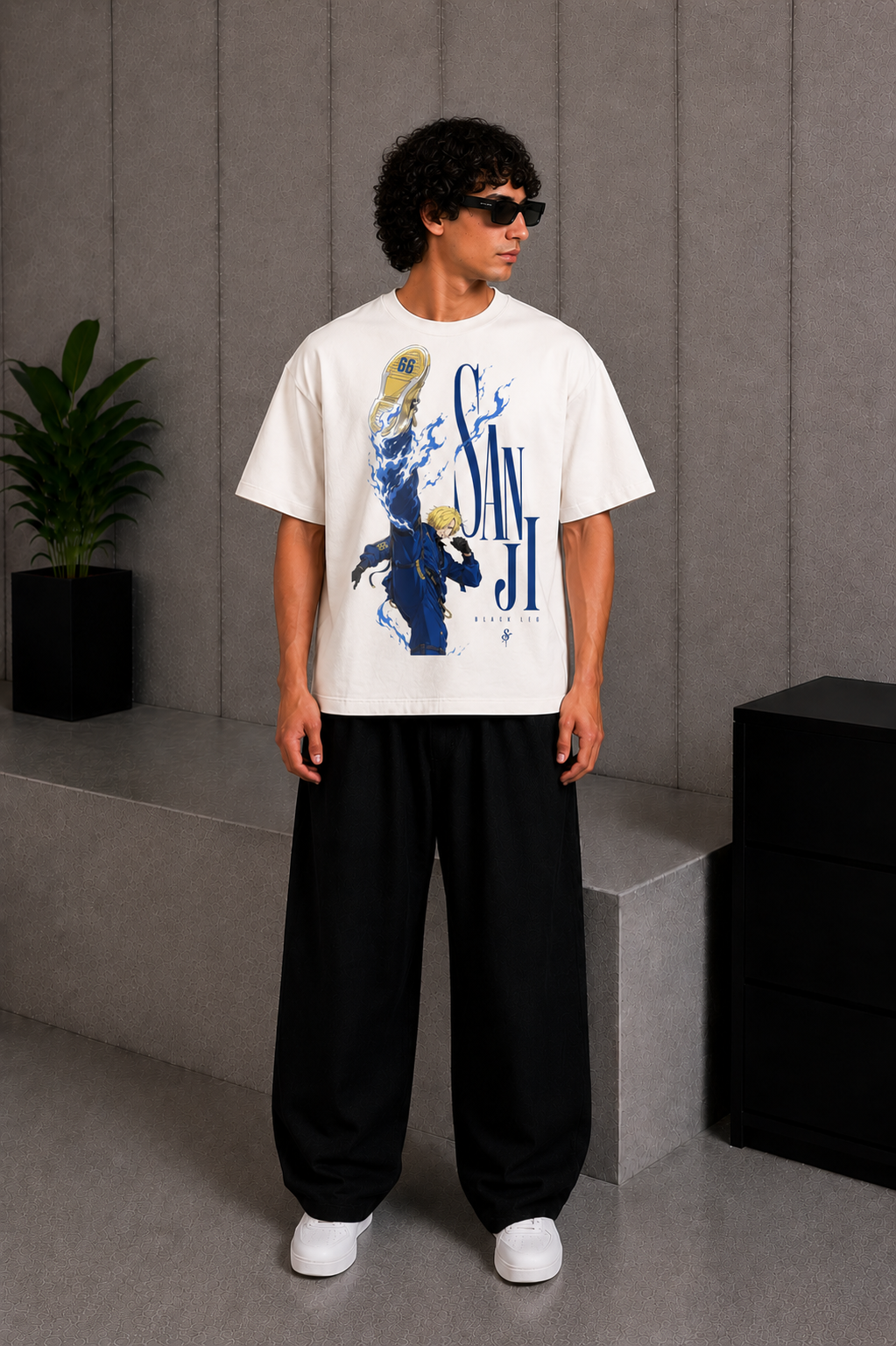 Sanji Tee White