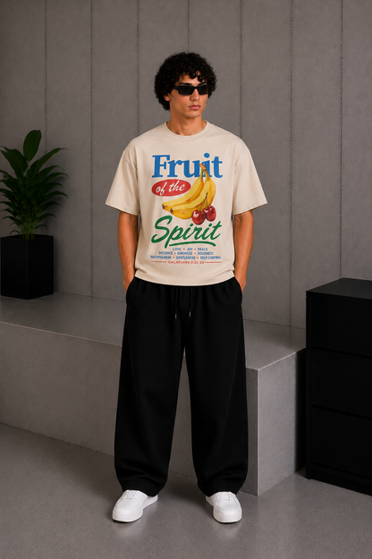 Fruit Tee Beige