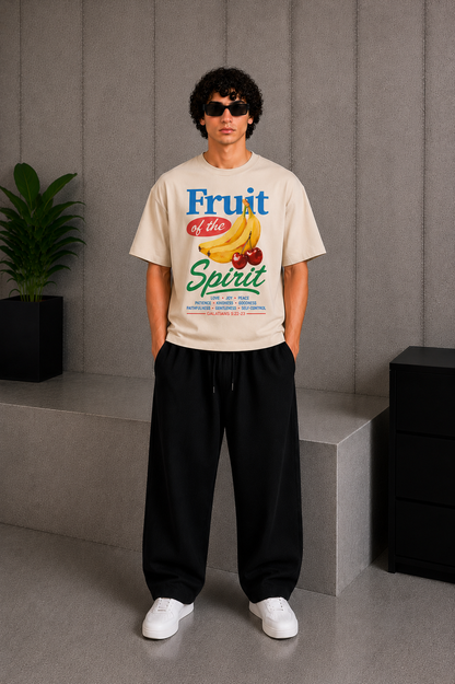 Fruit Tee Beige