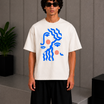 Face Wave Tee White