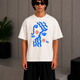 Face wave Tee White