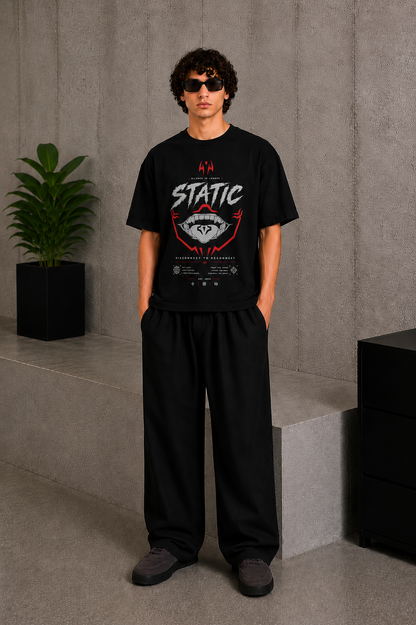 Static Tee Black