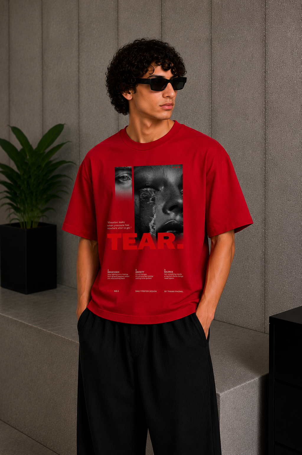 Tear Tee Red