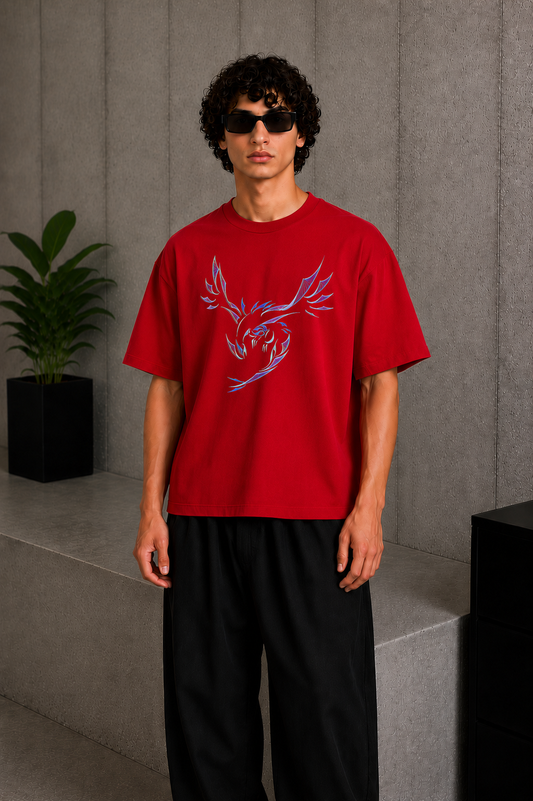 Wing line Tee Red