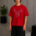 Wing Line Tee Red