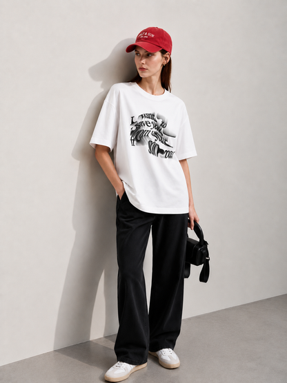 Melt core Women Tee White