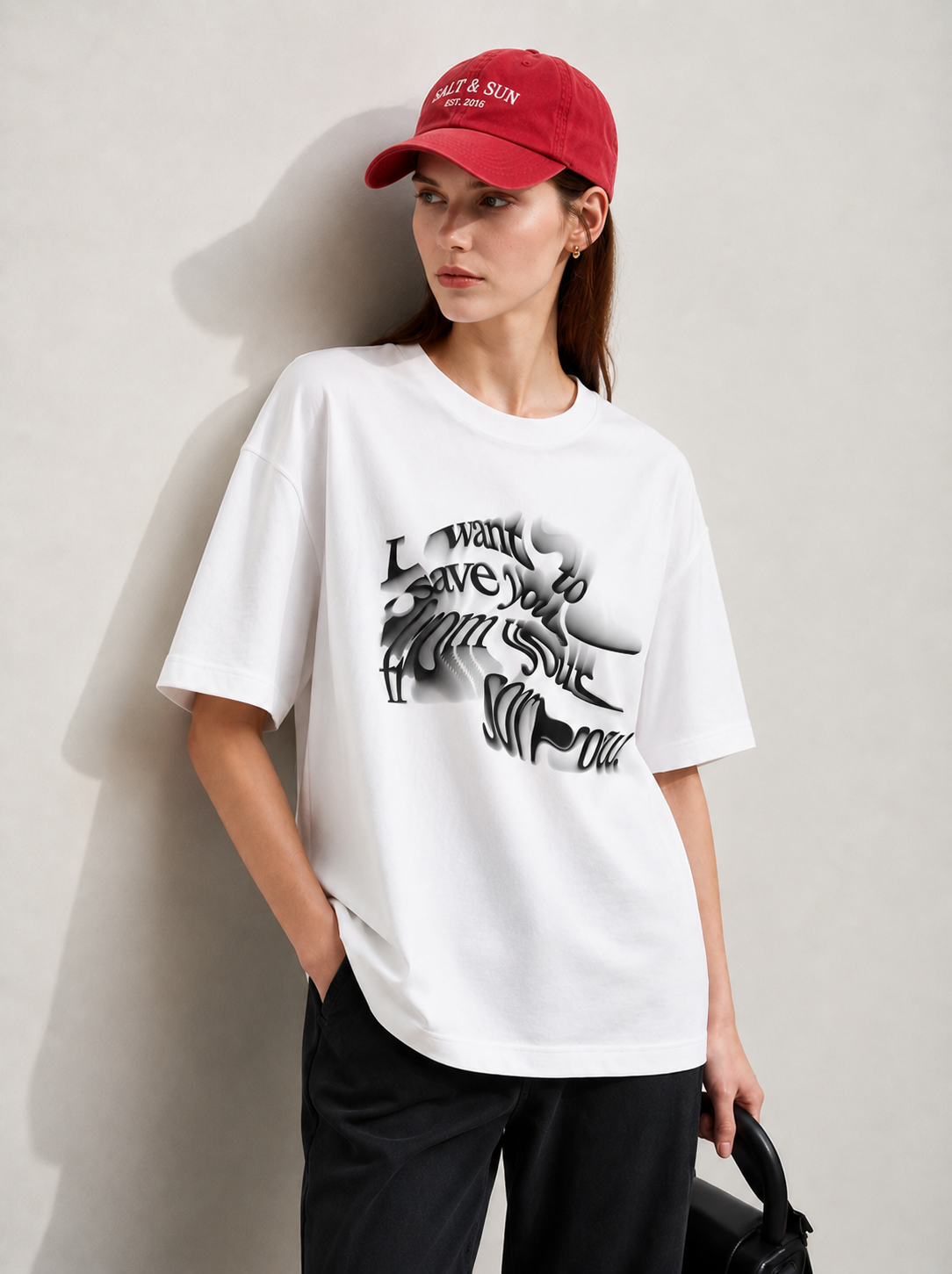 Melt core Women Tee White