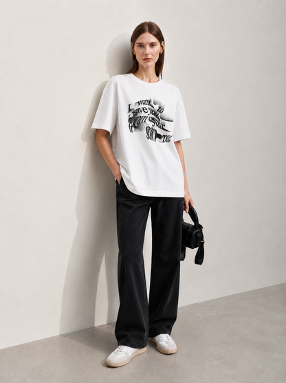 Melt core Women Tee White