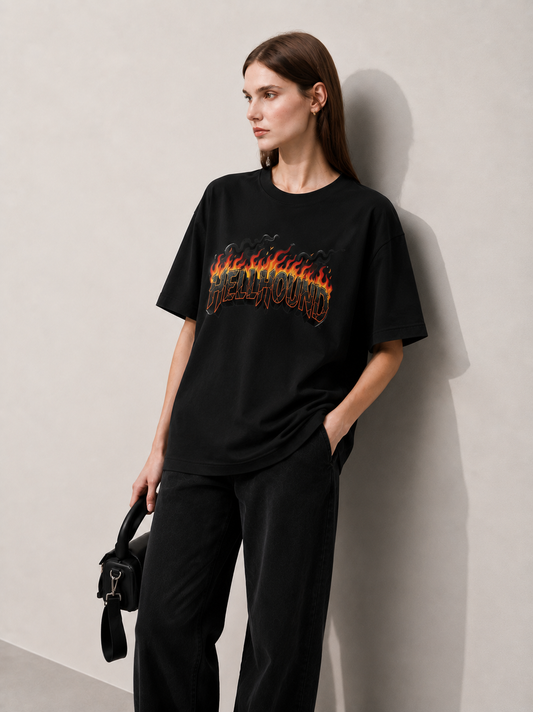 Galaxy Bloom Women Tee Black