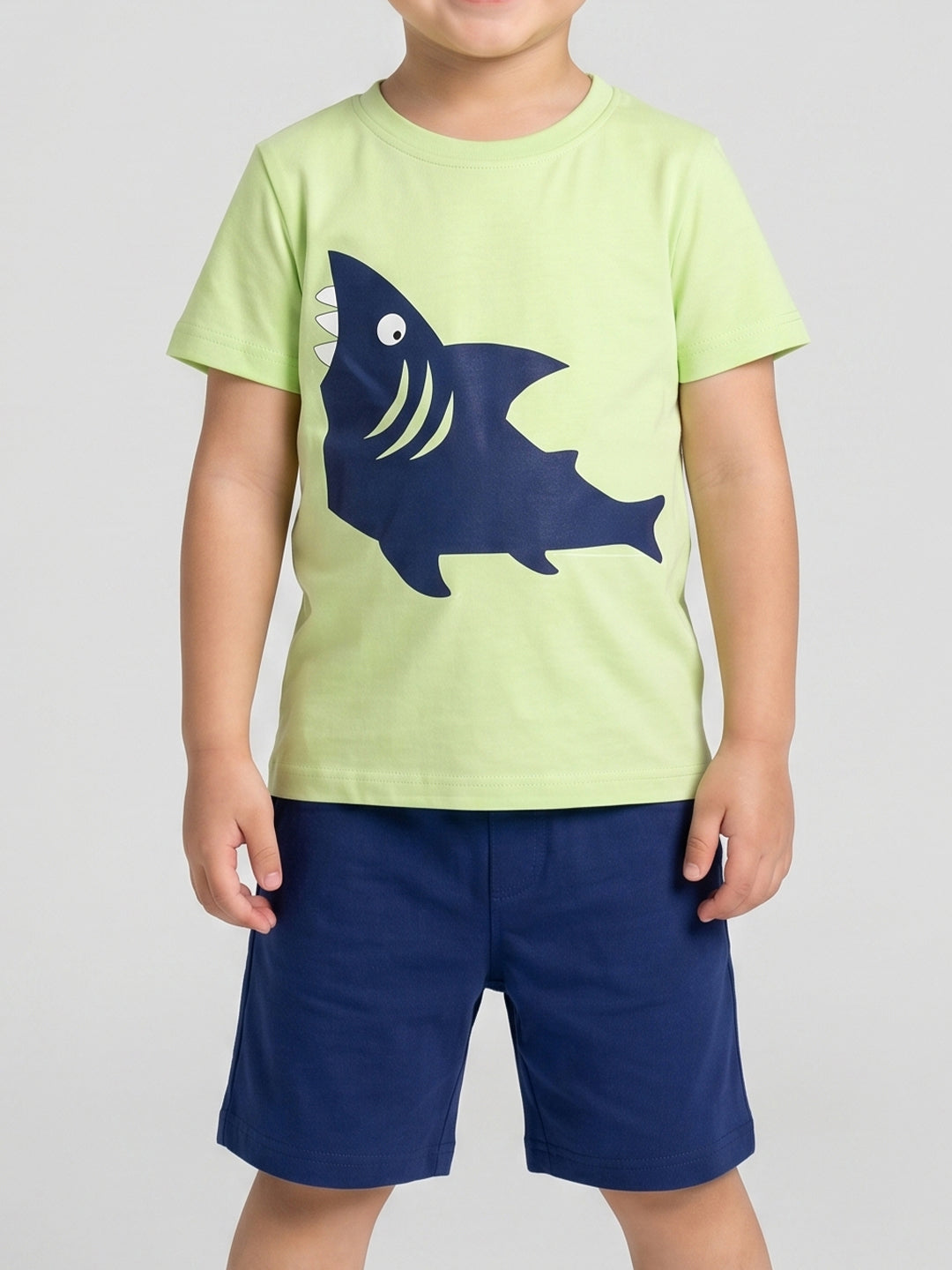 Coolbee Store Kids Boys Clothing Set - Green (CS011) – side view