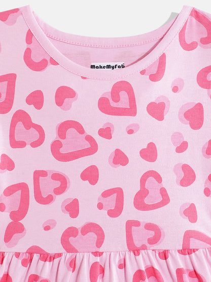 Coolbee Store Kids Girls Dress - Pink (KGSS25DR567) – side view