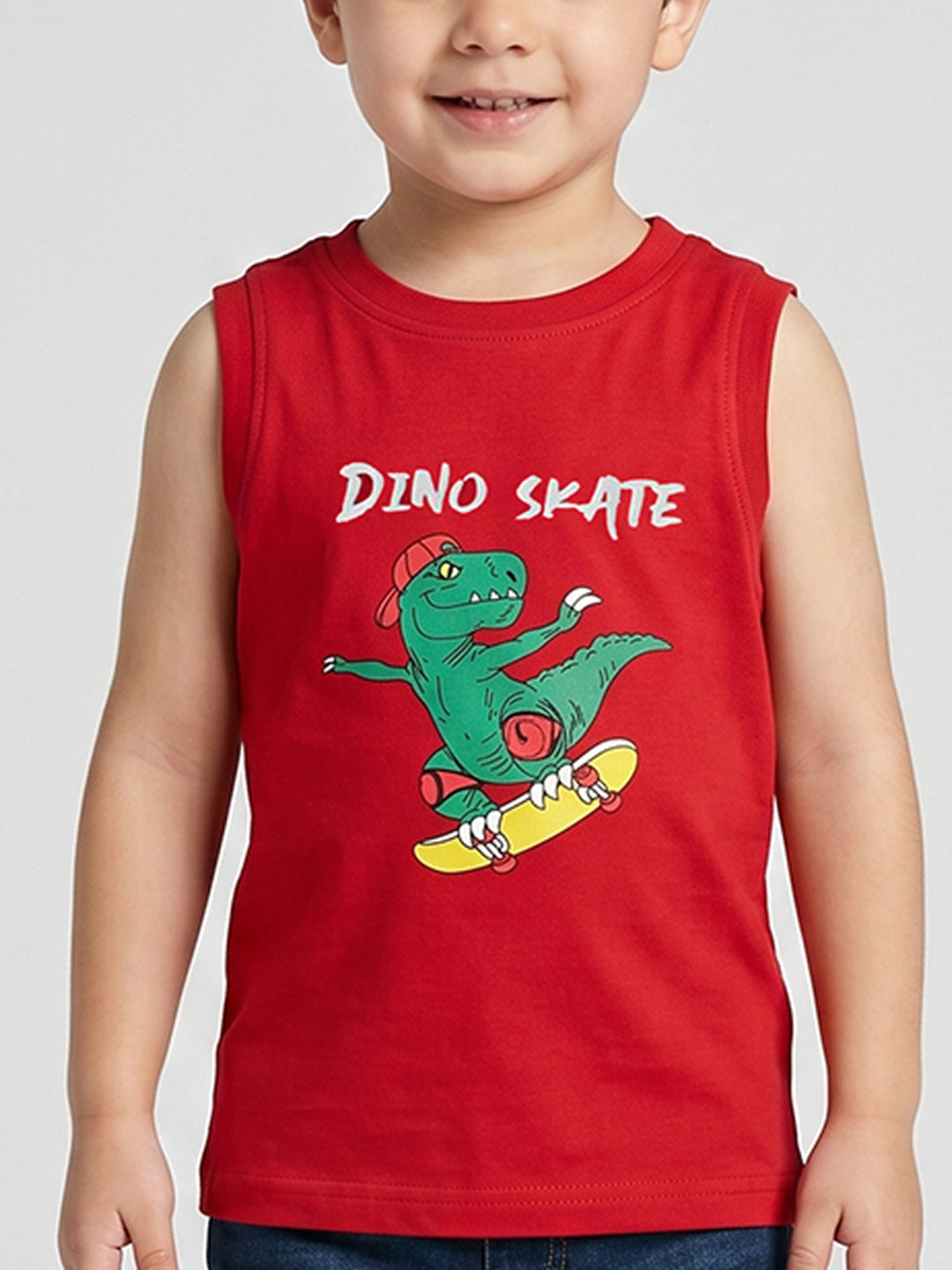 Coolbee Store Kids Boys Vest - Red (KBSSVT5) – side view