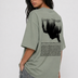 Lost in Thoughts Tee Green
