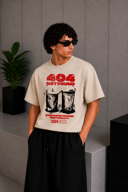 Not Found Tee Beige