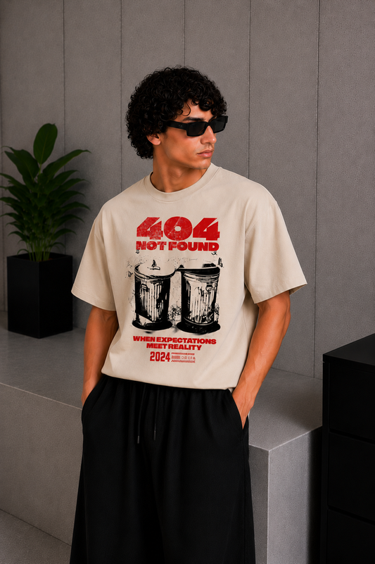 Not Found Tee Beige