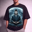 Silent Warrior Anime Tee Black Men