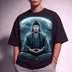 Silent Warrior Anime Tee Black Men