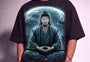 Silent Warior Anime Tee Black