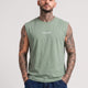 Men Tank Tees Green