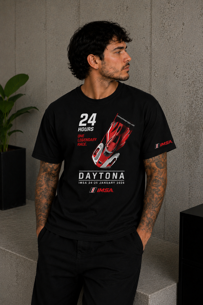 Daytona Tee Black
