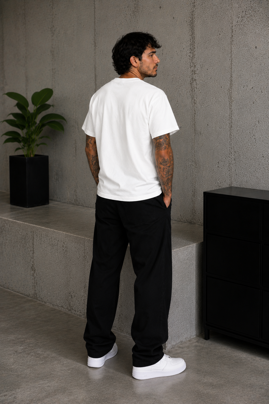 Daytona Tee White