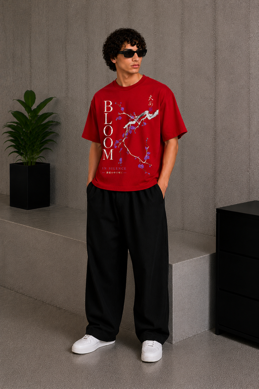 Bloom Tee Red
