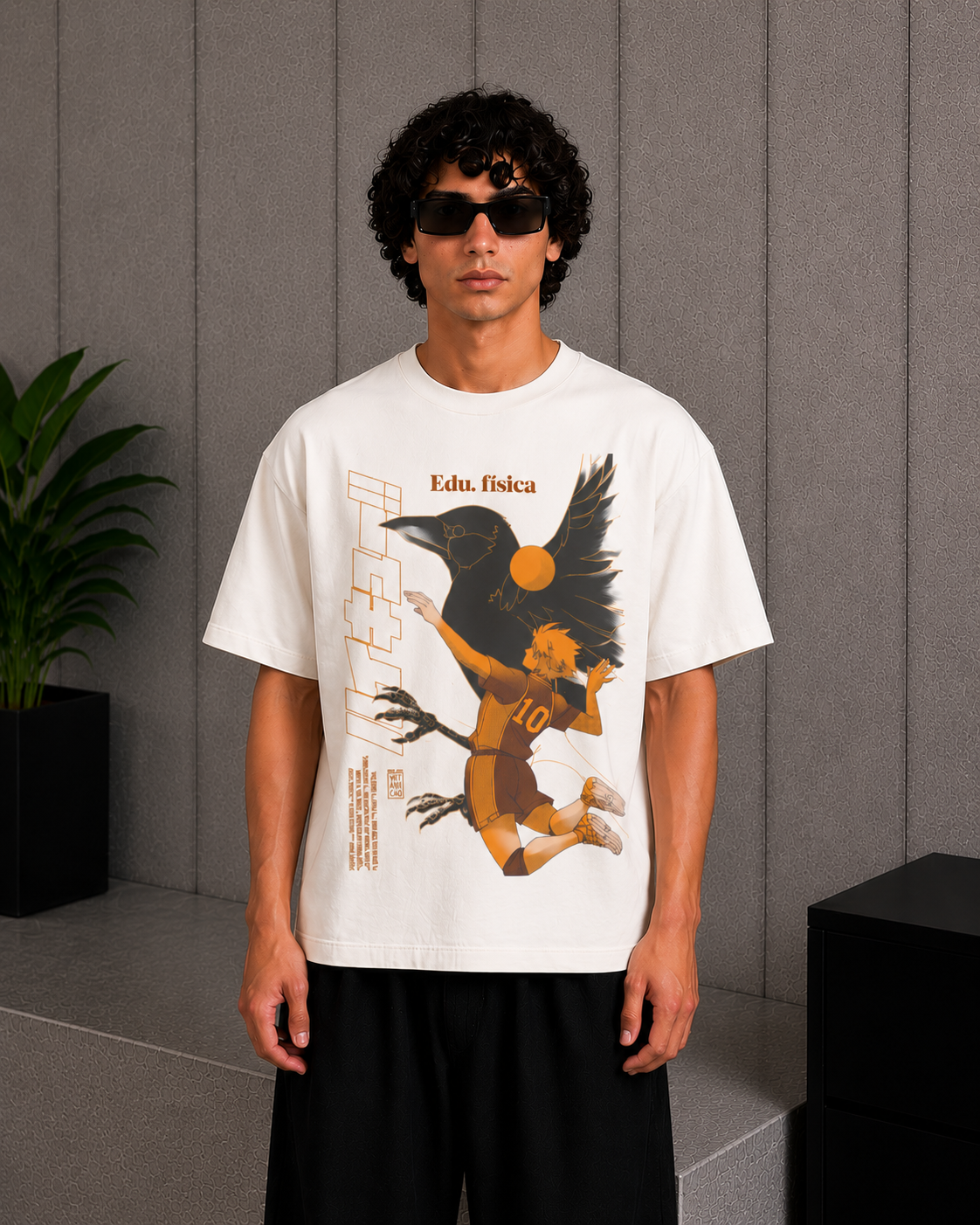 Cool Bee The Fly Tee White for Men - White Oversized Graphic Tee Streetwear India