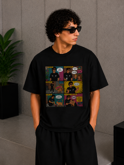 Morning Anime Tee Black