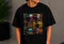 Morning Anime Tee Black