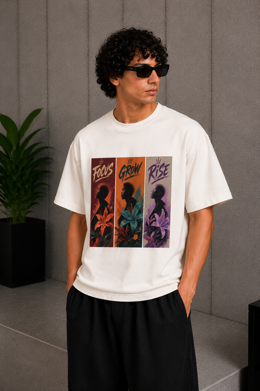 The Rise Tee White