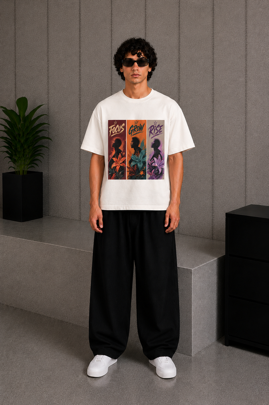 The Rise Tee White