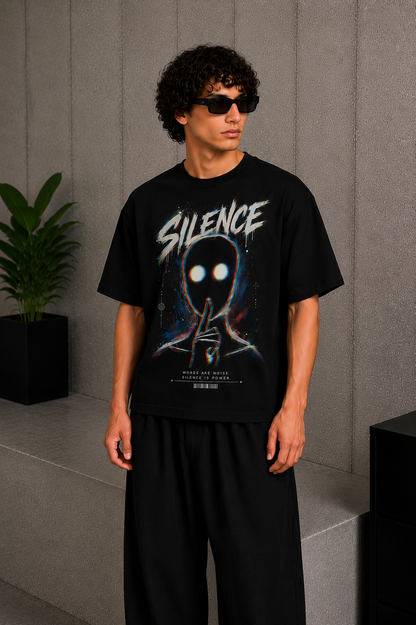 Silence Tee Black