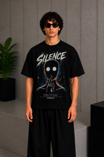 Silence Tee Black