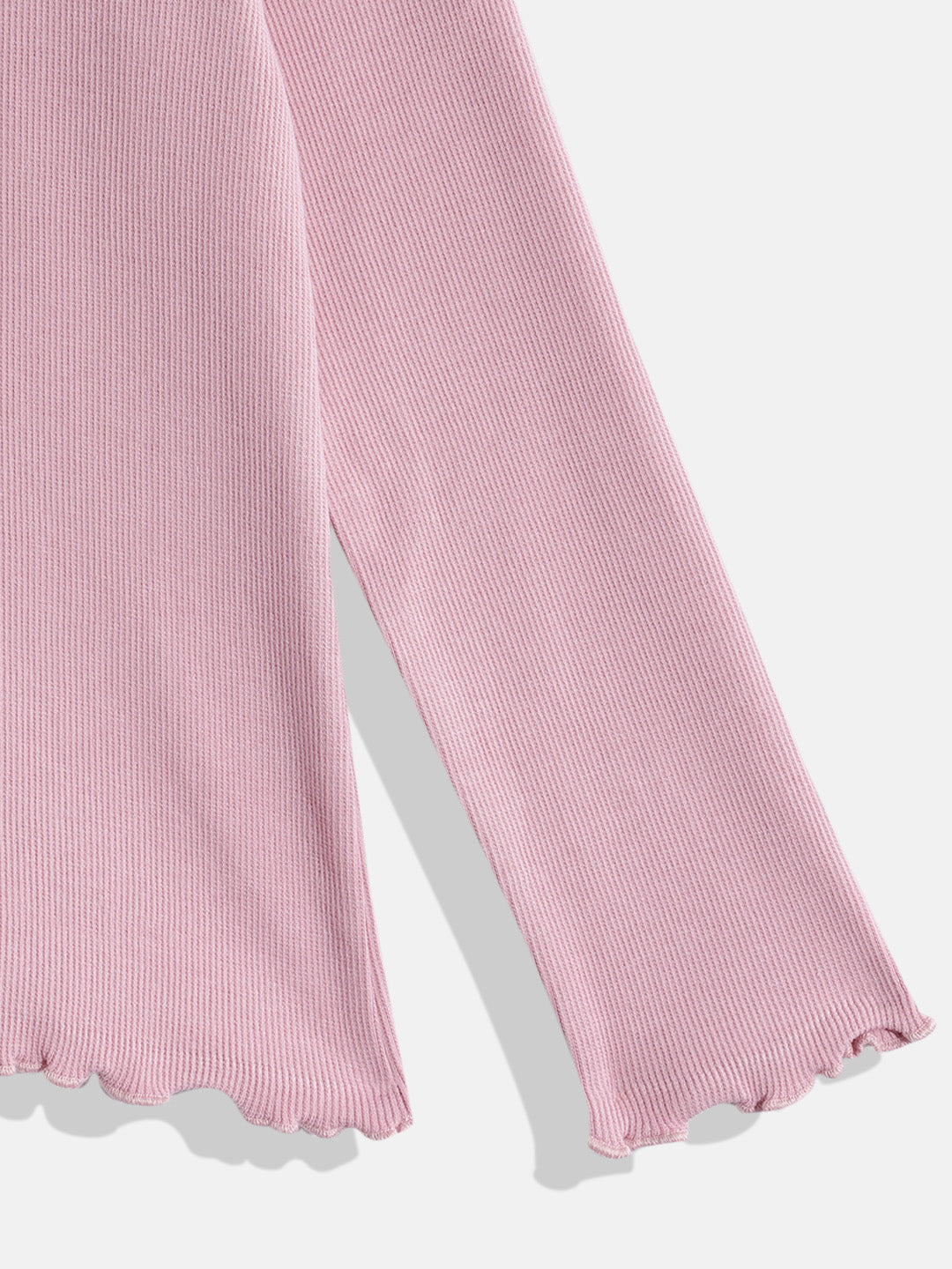Coolbee Store Kids Girls Top - Pink (KGAW4TOP1) – close-up fabric detail