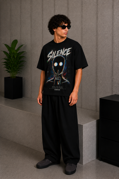 Silence Tee Black