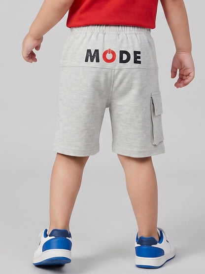 Coolbee Store Kids Boys Shorts - Melange (CSKS104) – close-up fabric detail