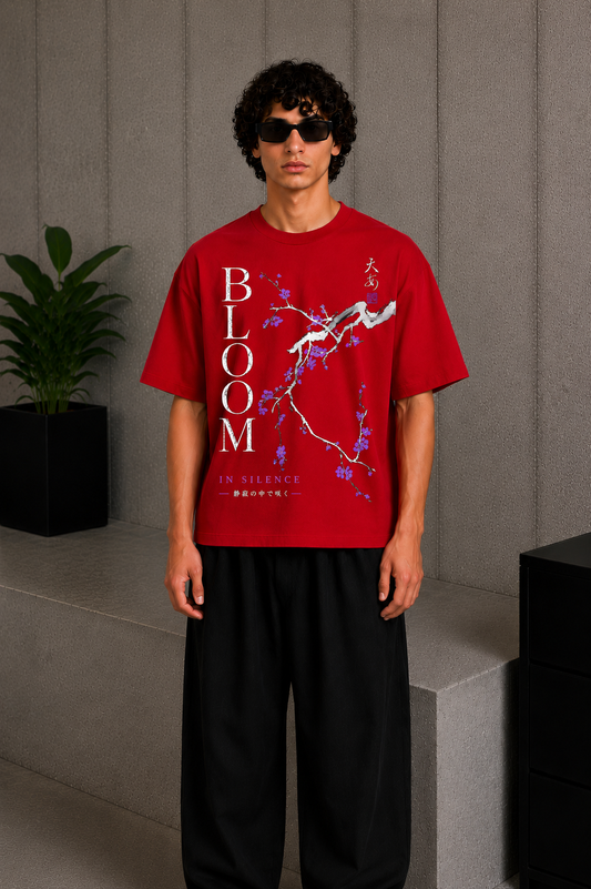 Bloom Tee Red