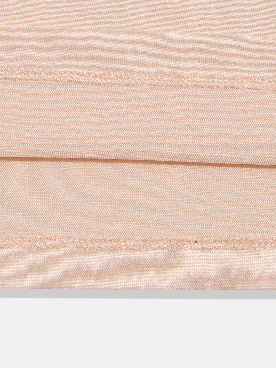 Coolbee Store Kids Girls T-Shirt - Peach (CSKT206) – close-up fabric detail