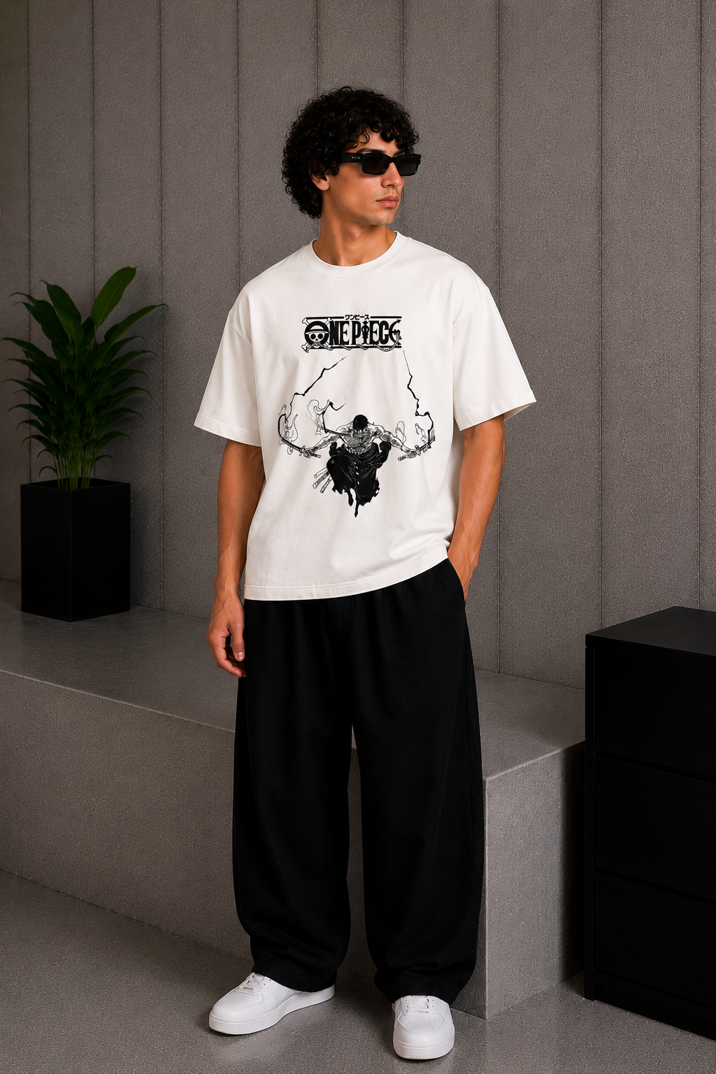 The Swordsman Tee White