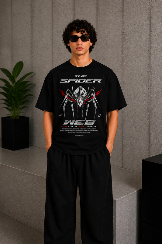 The Spider Tee Black