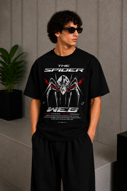 The Spider Tee Black