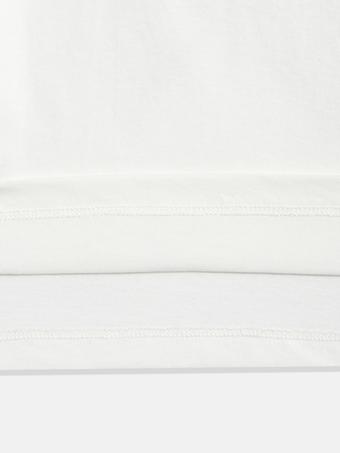 Coolbee Store Kids Girls T-Shirt - Off White (CSKT230) – close-up fabric detail