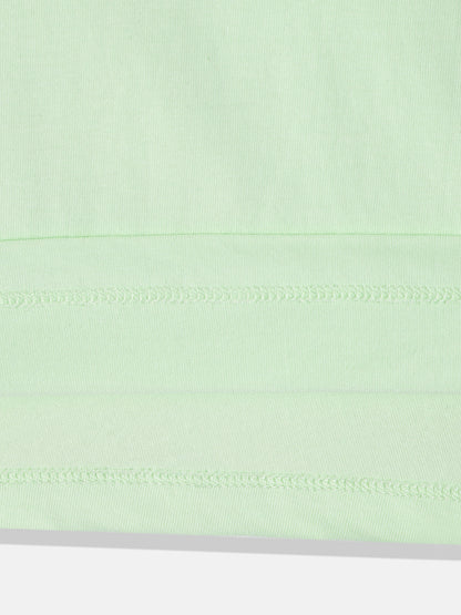 Coolbee Store Kids Boys Clothing Set - Green (CS006) – close-up fabric detail