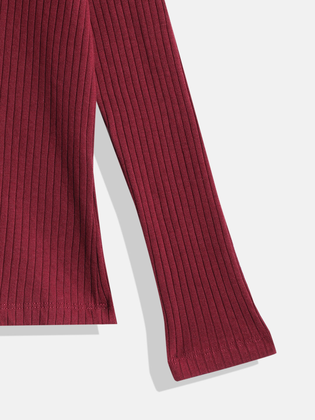 Coolbee Store Kids Boys T-Shirt - Maroon (KBAW4TEE3) – close-up fabric detail